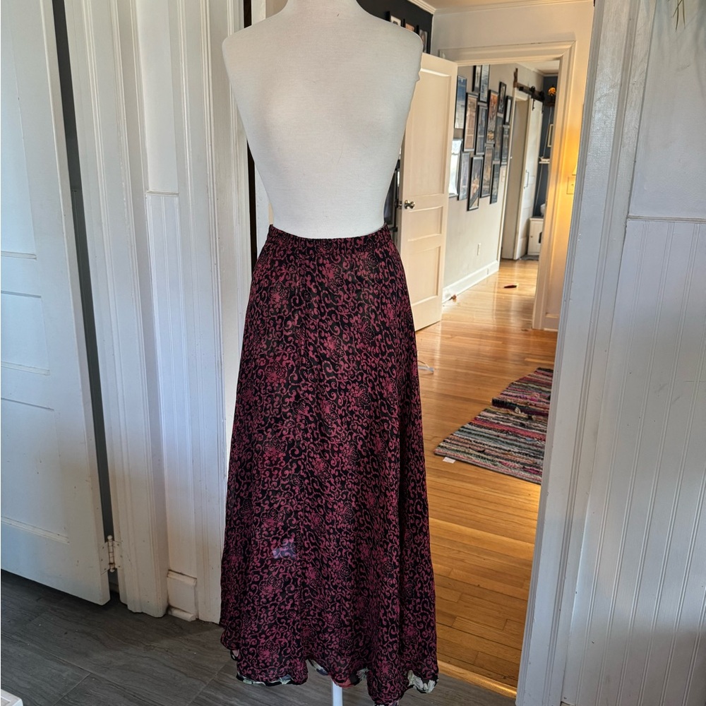 Reversible Floral Skirt